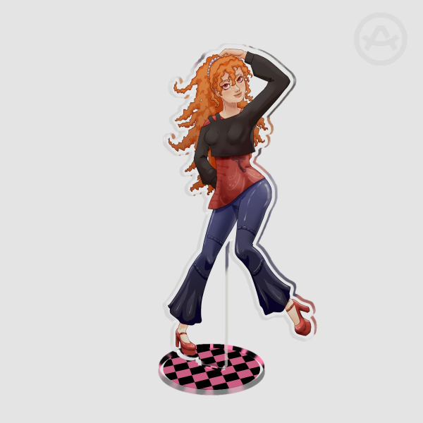 Scissors Sarah standee