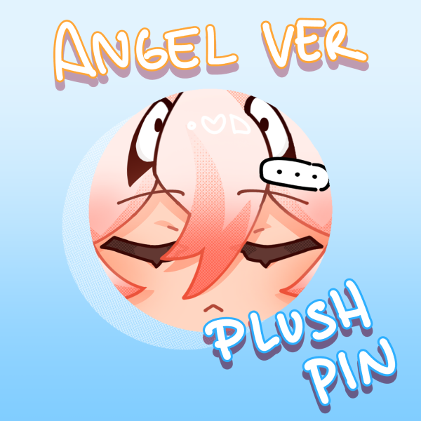 Angel Teddy Plush Pin