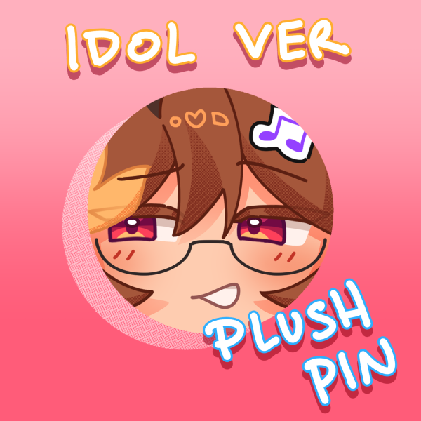 Idol Teddy Plush Pin