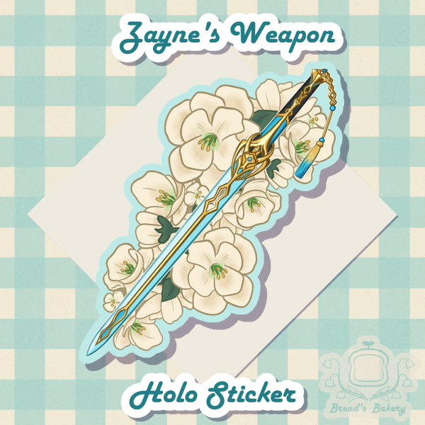 LADS | Zayne's Sacred Rainfall Sword Holo Sticker