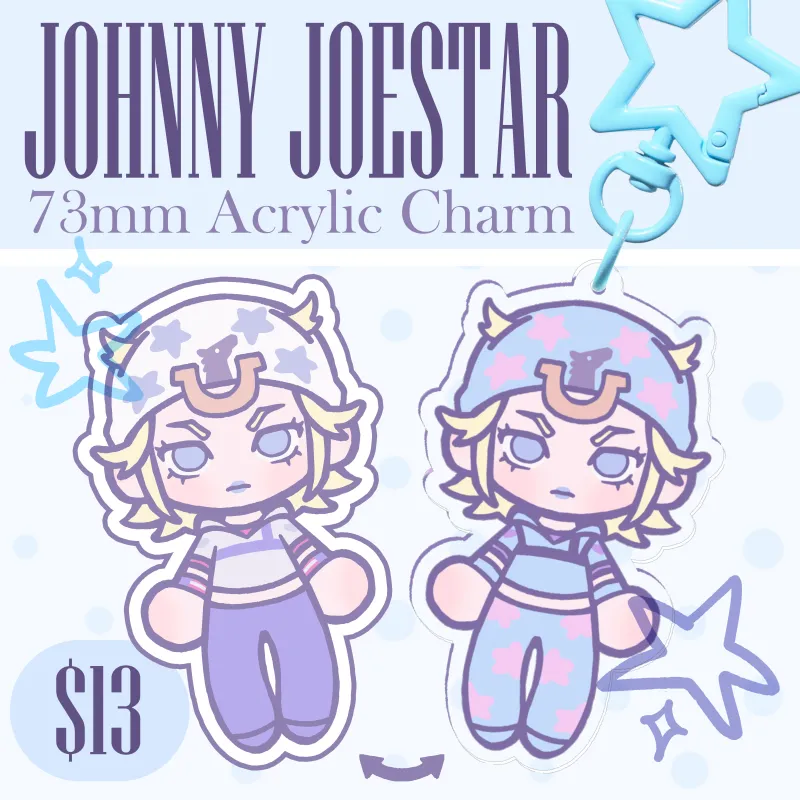 Johnny Joestar SBR Acrylic Keychains by holly - ACGGOODS