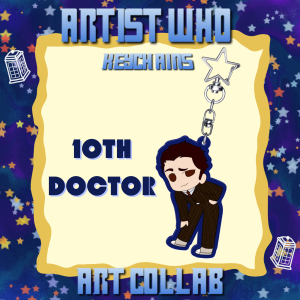 10th Doctor Who Keychain