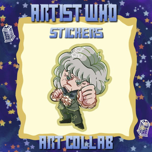 Third Doctor Sticker