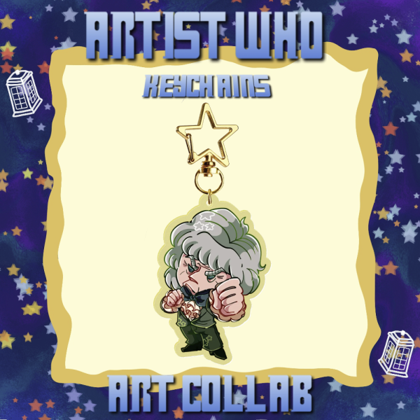 Third Doctor Keychain