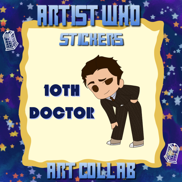 10th Doctor Who Sticker
