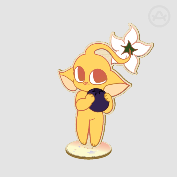 Yellow Flowered Pikmin Wood Standee