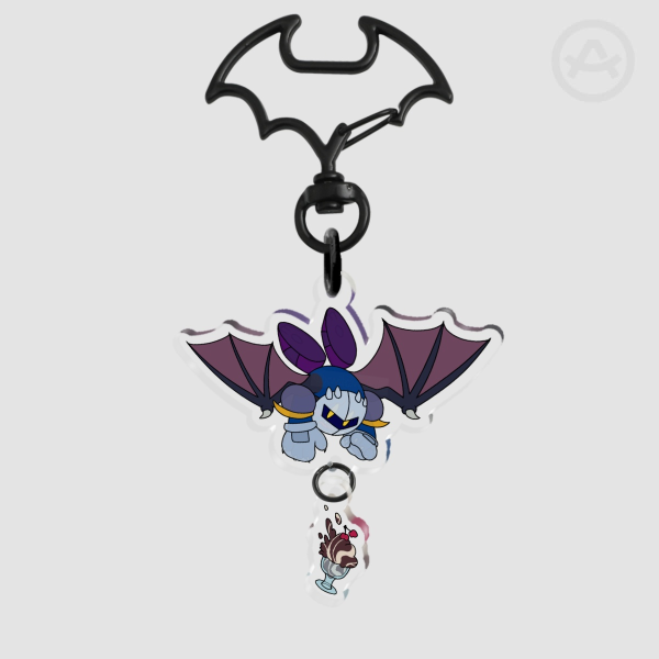 Meta Knight masked/unmasked icecream Connection Acrylic Keychains