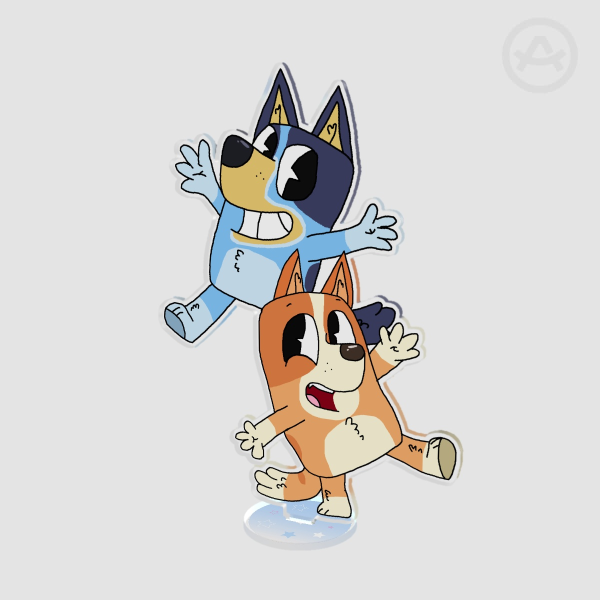 Bluey and Bingo Acrylic Standees