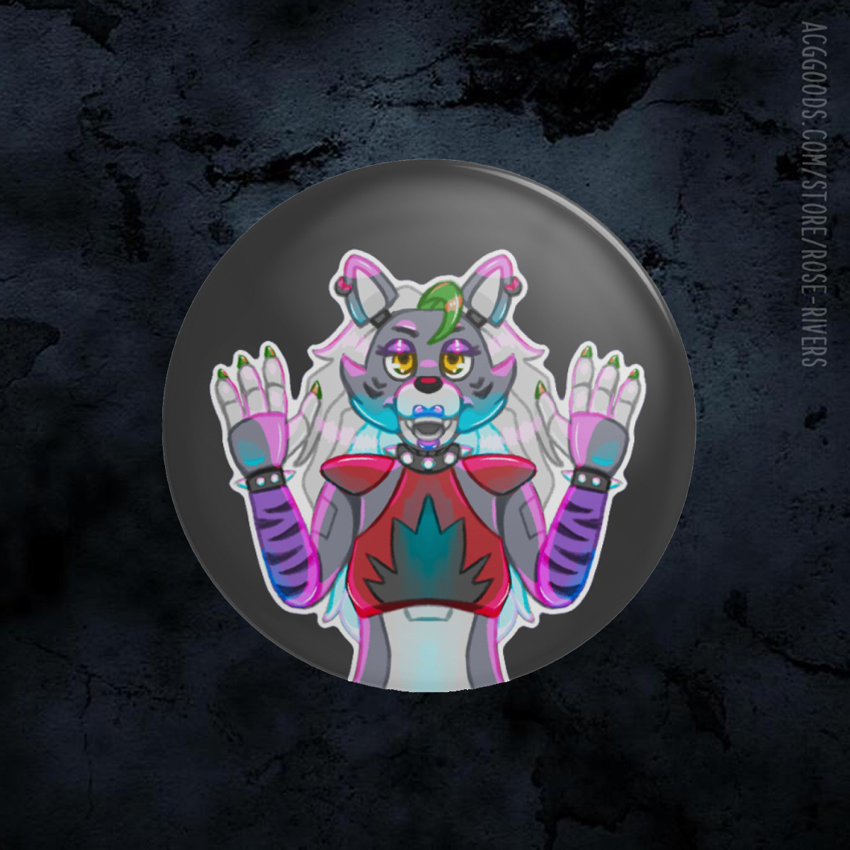 Roxanne Wolf Pinback Button