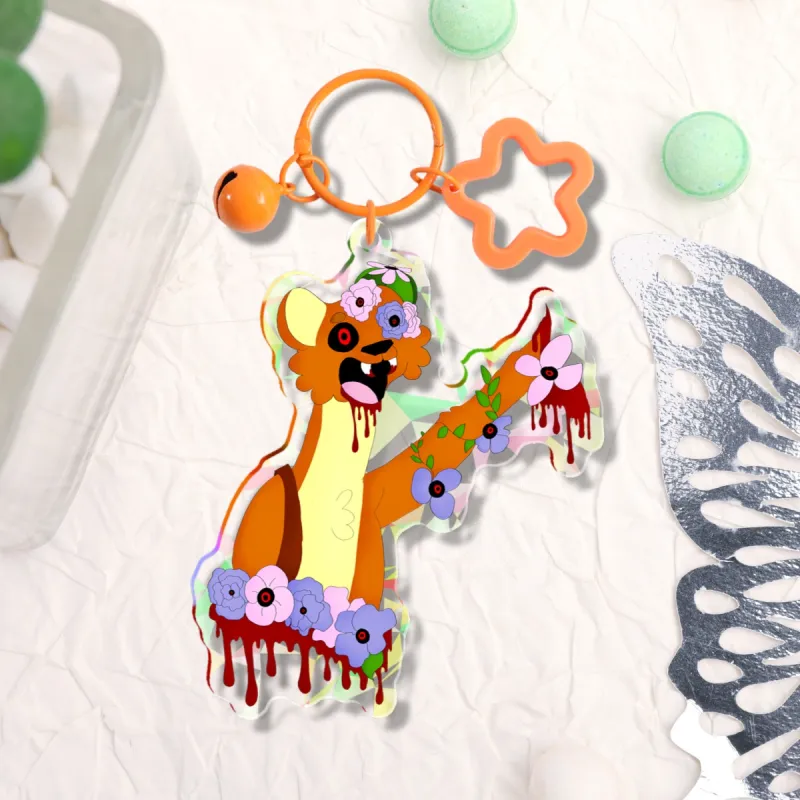 Springween: Willy's Wonderland Broken Glass Acrylic Keychains