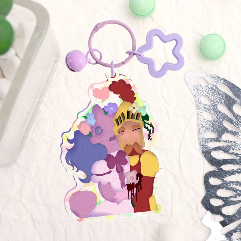 Springween: Willy's Wonderland Killer Love Broken Glass Acrylic Keychains