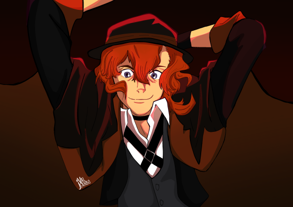 Chuuya Nakahara Redraw Print