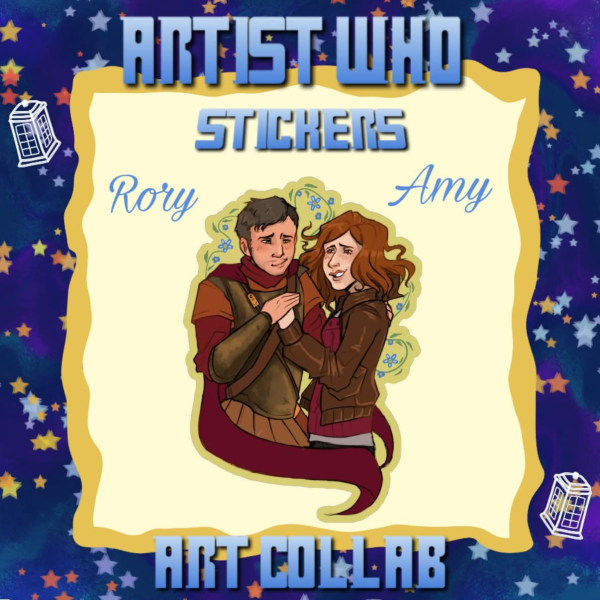 Doctor Who : Amy and Rory Sticker
