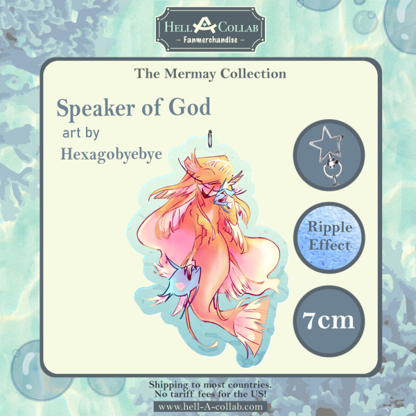 Speaker of God Charm || Mermay Hell-a-Collab