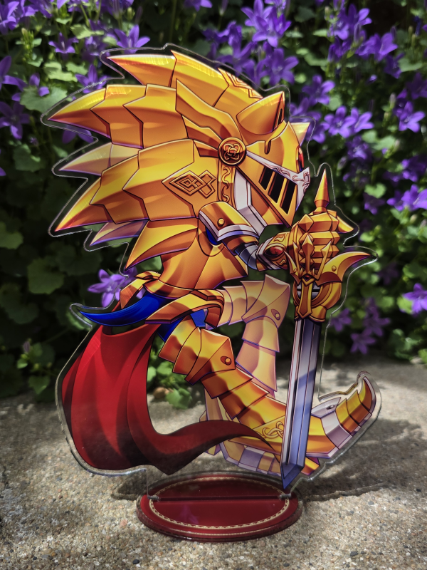 Clear Acrylic Standees - Arthur/Excalibur Sonic (18CM / 7.09")