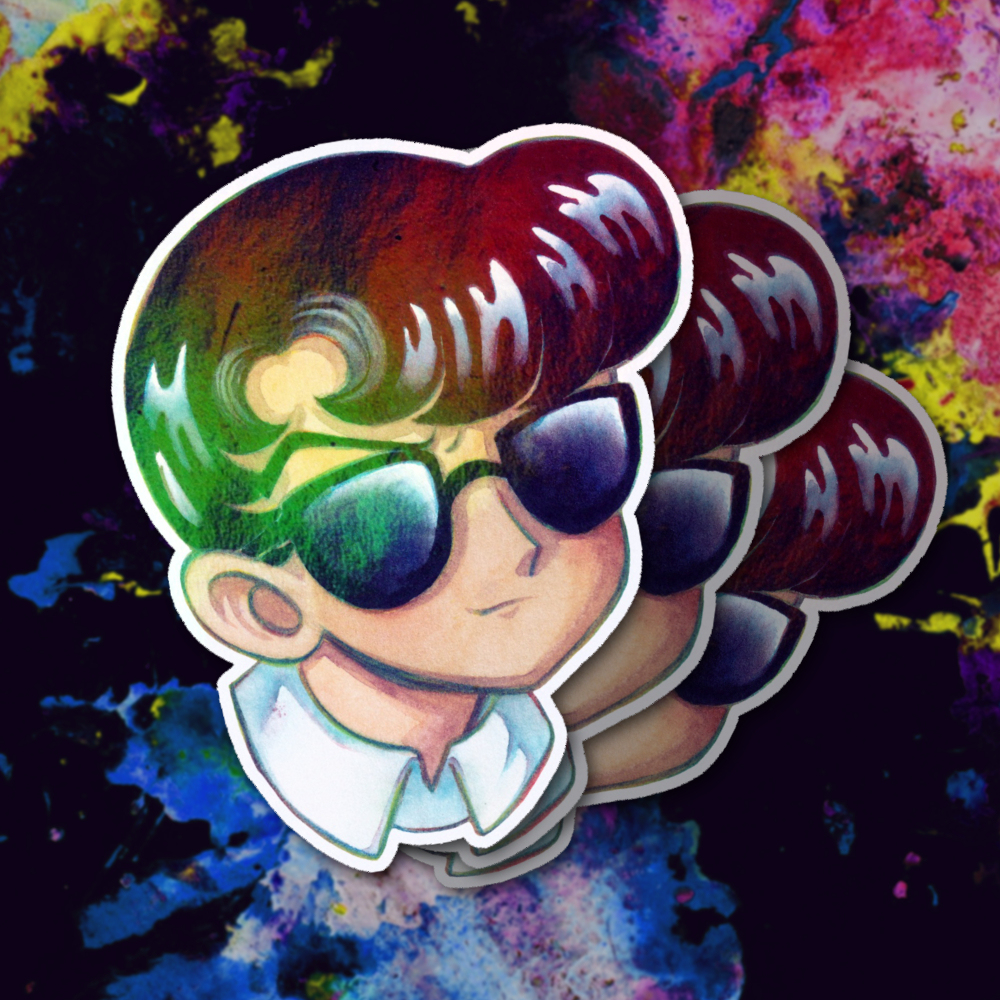 Rock Holmes/Makube Rainbow Sticker