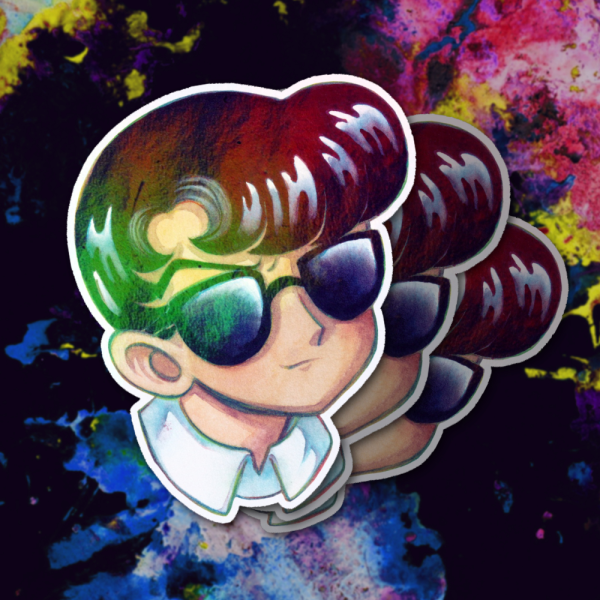 Rock Holmes/Makube Rainbow Sticker