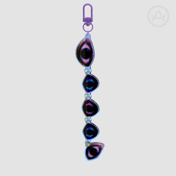 String of Eyes - Connected Acrylic Keychain