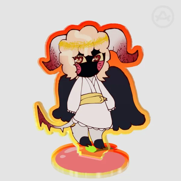 Lucifer Colored Edge Acrylic Standee