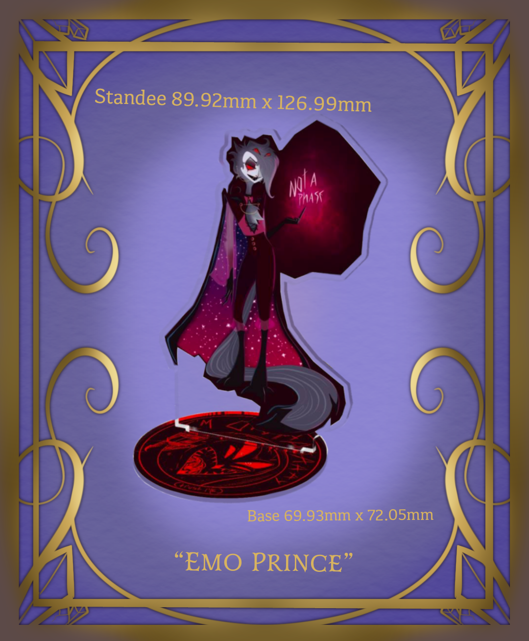 Emo Prince Stolas- Acrylic Standee