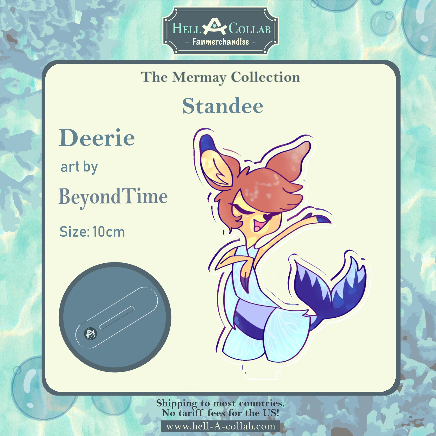 Deerie – Standee – Hellacollab Mermay Collection