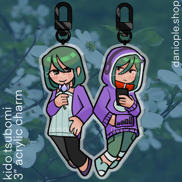 Kido Tsubomi Double-Sided Acrylic Keychain