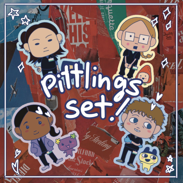pittlings x tamagochi sticker set !