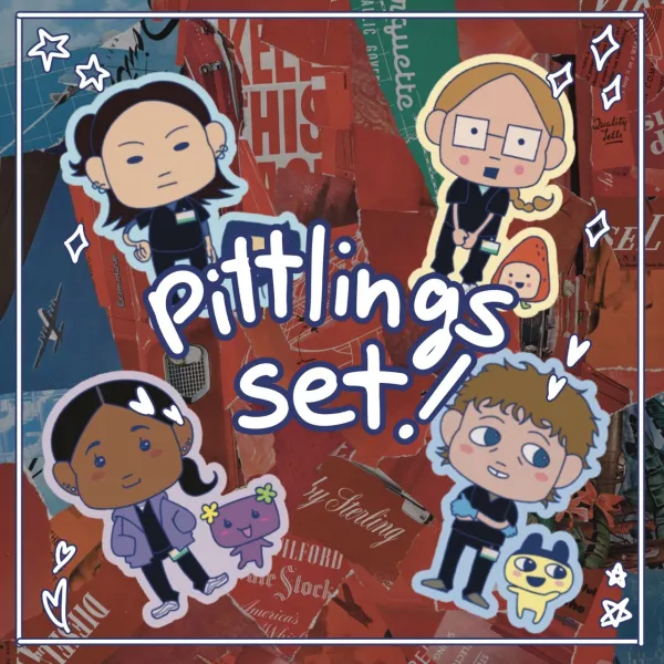pittlings x tamagochi sticker set !