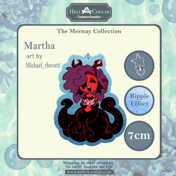 Demon Martha – keychain – Hellacollab Mermay Collection