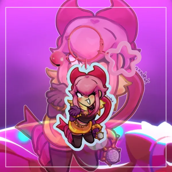 Melodie Rainbow Keychain BS FANMERCH