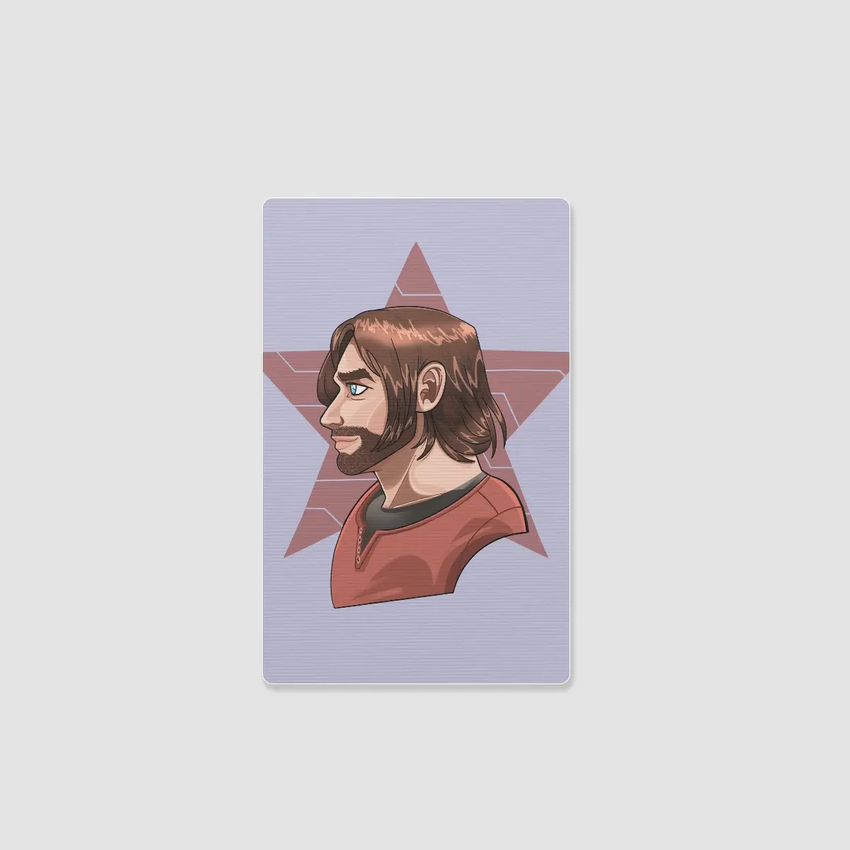 Bucky / Winter Lenticular Card