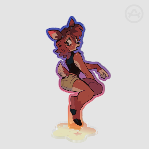 "Fluffly Tail" Acrylic Standee