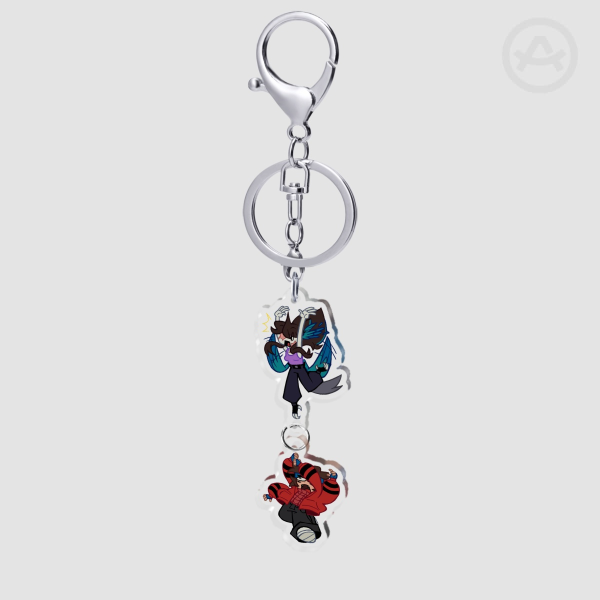 Parrot Duo Keychain