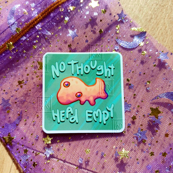 head empy snorf Sticker