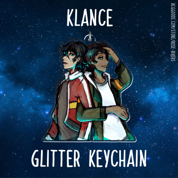 Klance Glitter Keychain