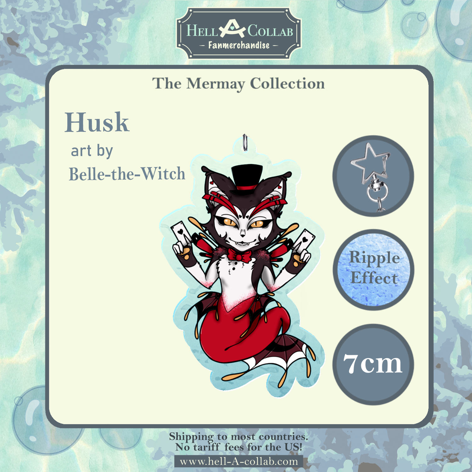 Husker - Keychain - Hellacollab Mermay Collection