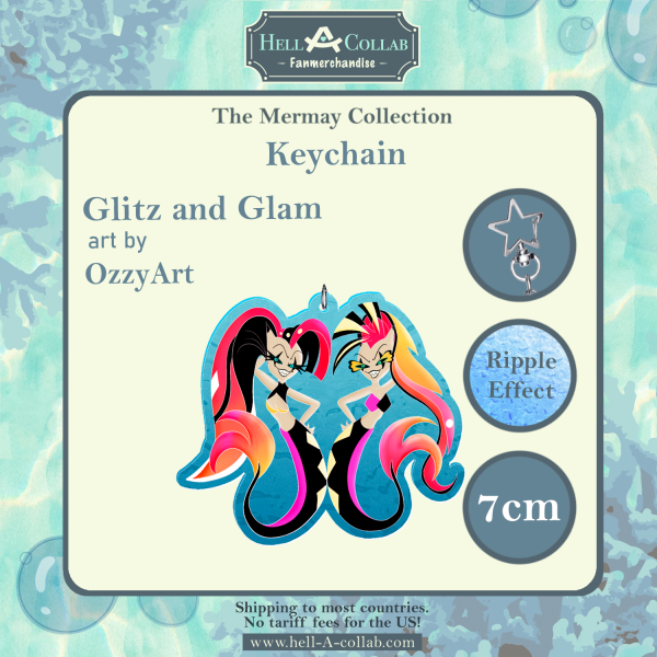 GlamSisters - Keychain - Hellacollab Mermay Collection