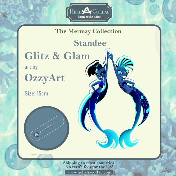 GlamSisters - Standee - Hellacollab Mermay Collection