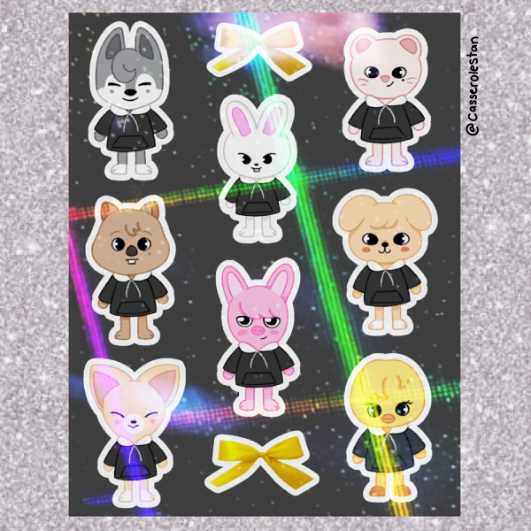 Stray Kids Skzoo Holo Sticker Sheet