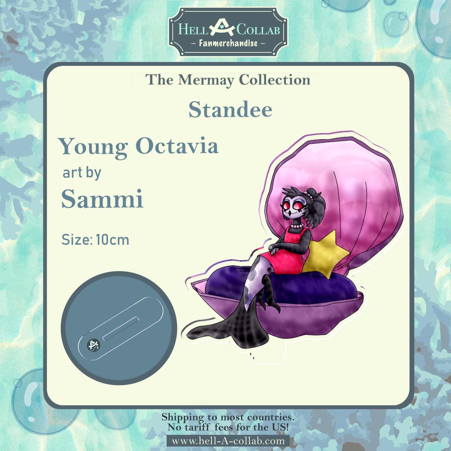 Young Octavia Standee Hellacollab Mermay Collection