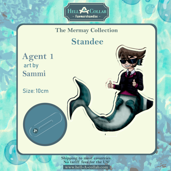 Agent One Standee Hellacollab Mermay Collection