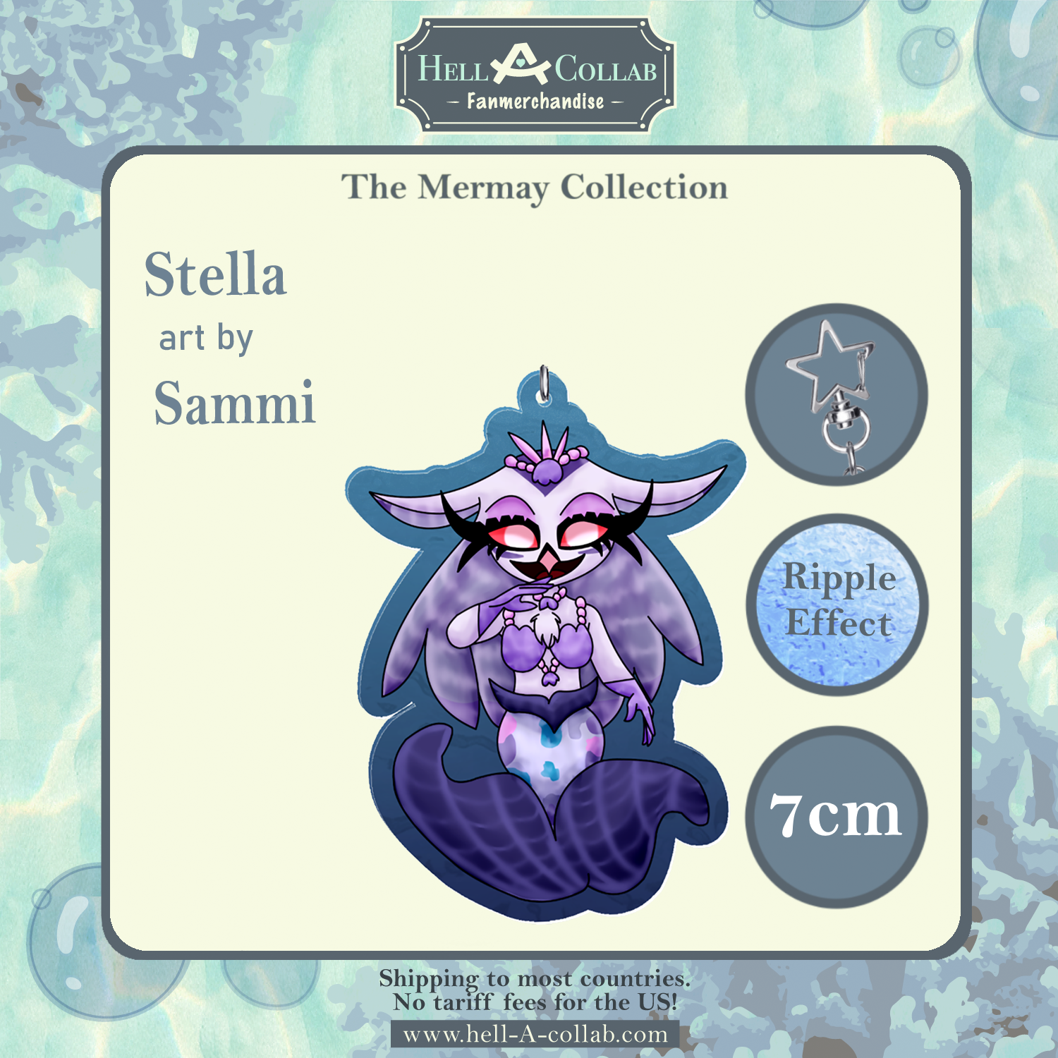 Stella Keychain Hellacollab Mermay Collection