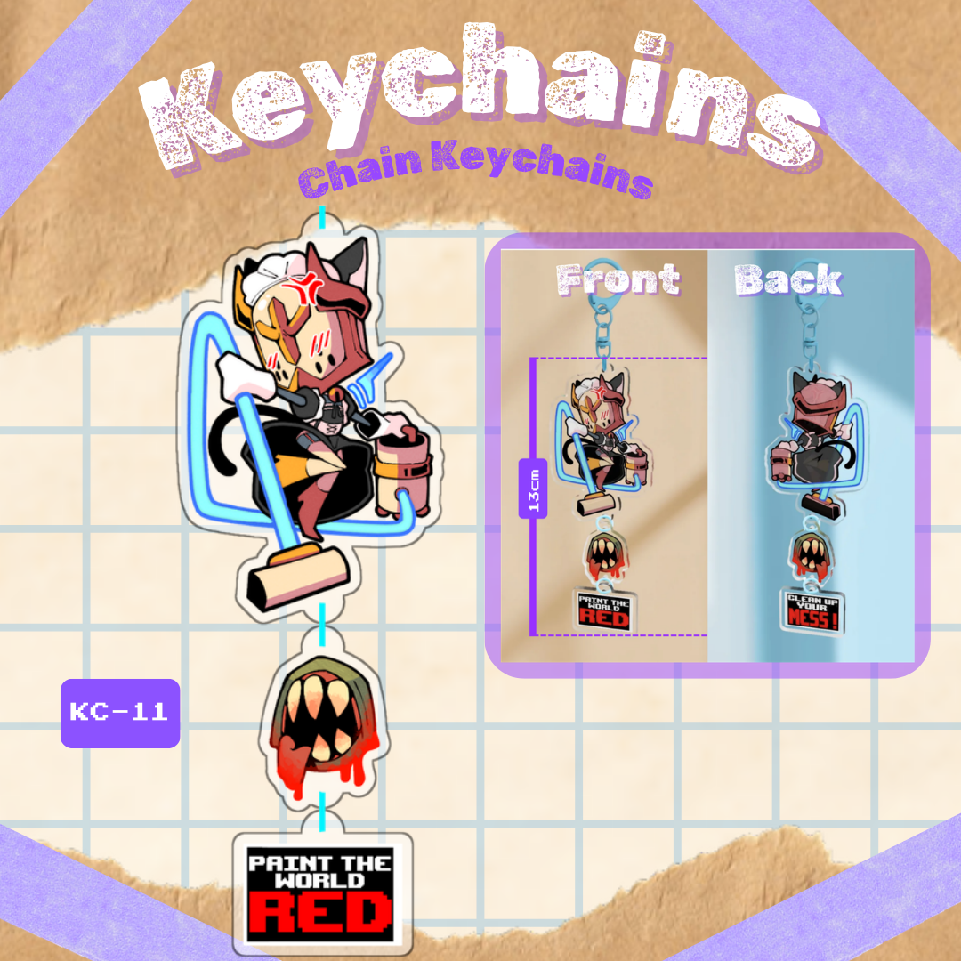 KC11 - "Ultrakill" - Connection Acrylic Keychains - Gabriel7S