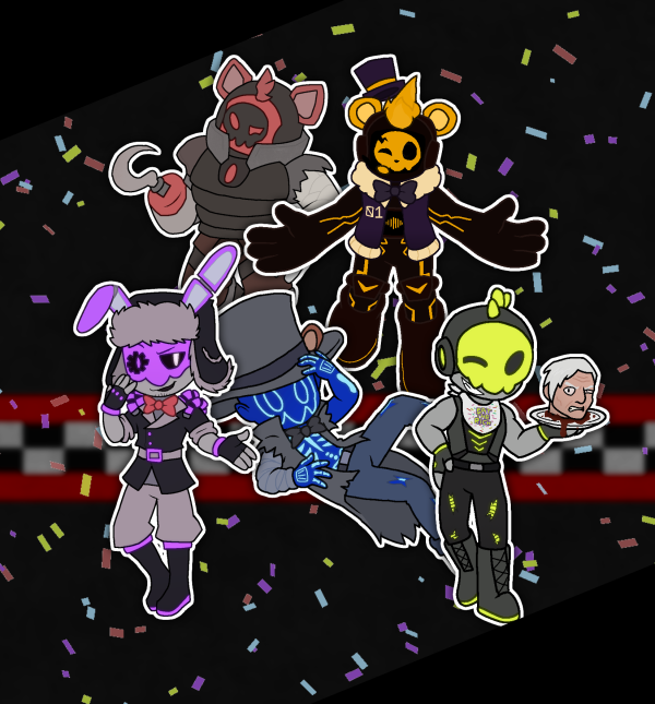 Tombsona FNAF Outfits Keychain Bundle/Set!