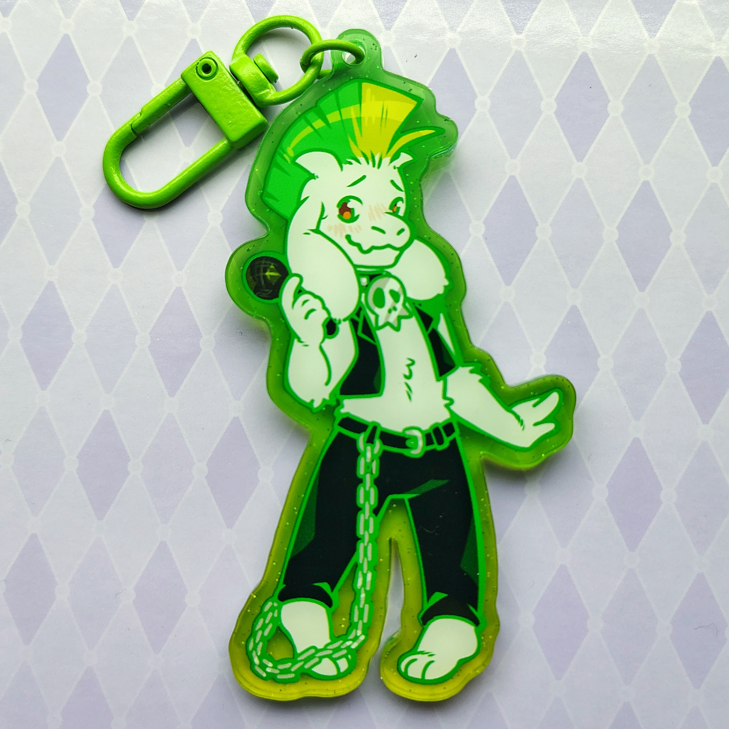Ralsei Colored Edge Acrylic Keychains