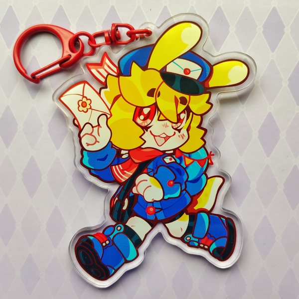 Snail Mail Clear Acrylic Keychains