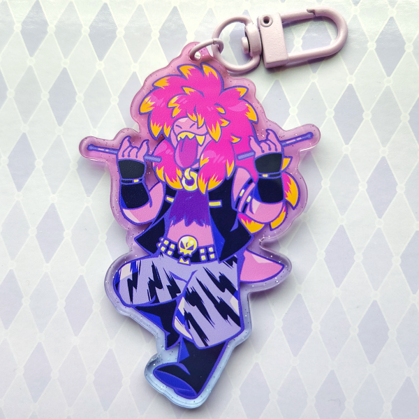 Susie Colored Edge Acrylic Keychains
