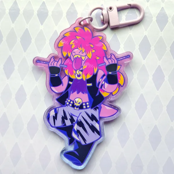 Susie Colored Edge Acrylic Keychains
