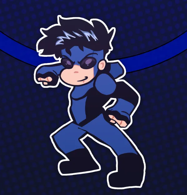 Invincible | Blue Suit Sticker