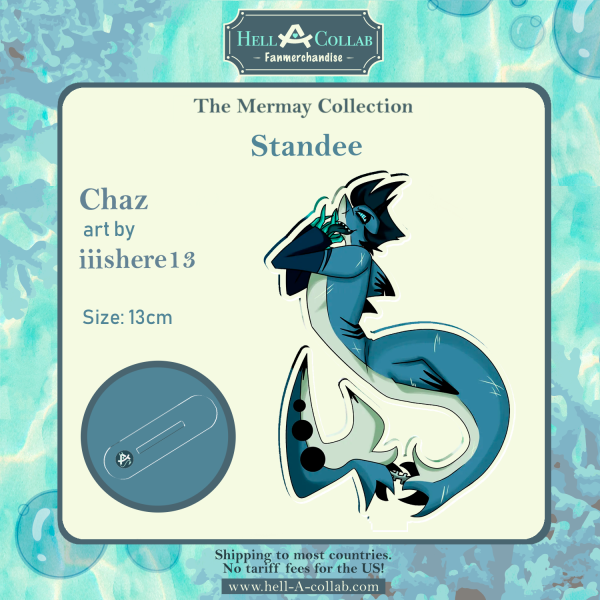Chaz | Acrylic Standee | HellACollab MerMay Collection